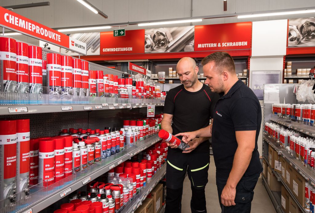 Beratung im Würth Shop