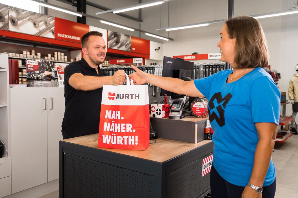 Einkaufen bei Würth
