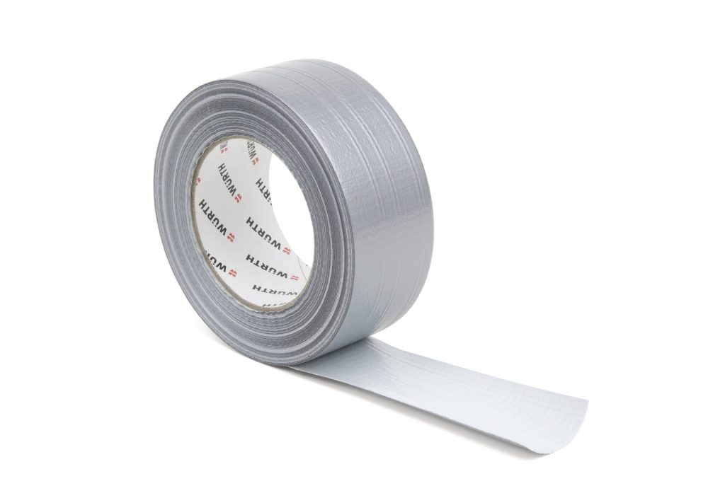 Gewebeklebeband Polyester silber