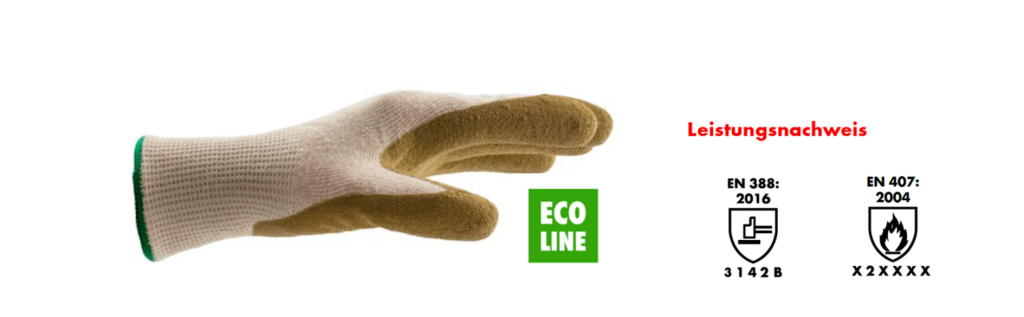 Der neue Würth Schutzhandschuhe EcoLine E-100