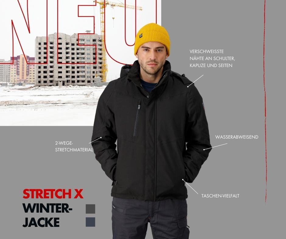 Bewegungsfreundliche Winter-Workwear Stretch X Winterjacke
