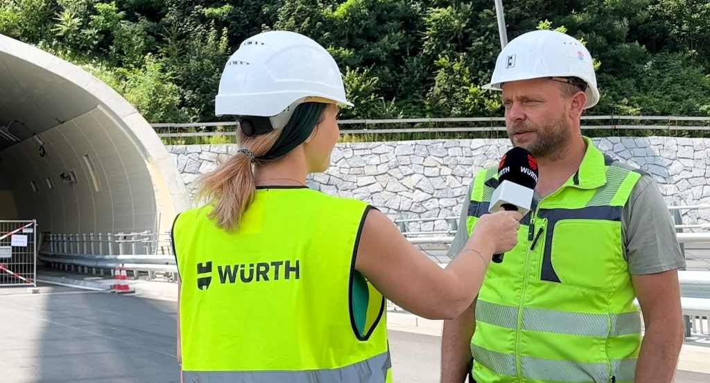 Josef Suntinger, Bauführer & Oberpolier Projekt A26 / Donaubrücke & Tunnel, ICM Construction GmbH, im Interview mit Würth.