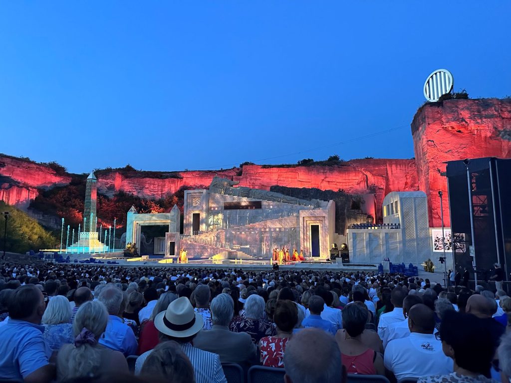 Premiere der Oper AIDA im Steinbruch St. Margarethen am 10. Juli 2024 © Würth