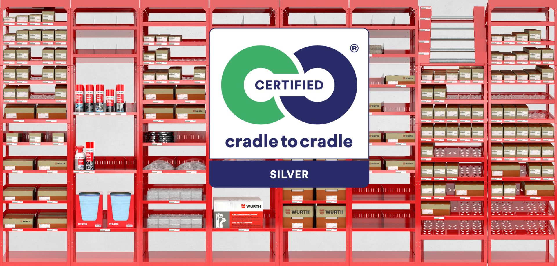 ORSY® System-Regal-Module: Cradle to Cradle Certified® Silver Zertifizierung